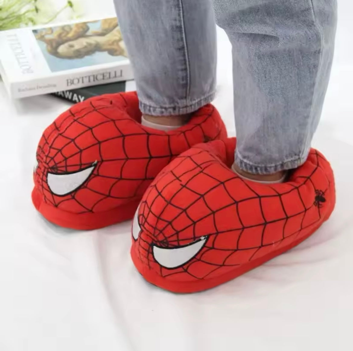 Spider-Man Giant Plush Slippers